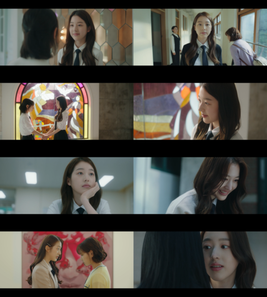 Jang Won-young's older sister, Jang Da-ah, exudes a strong presence in 'Pyramid Game'...
