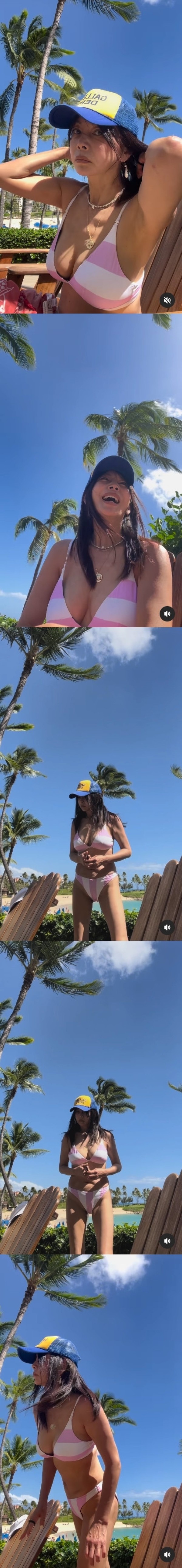 Hwang Shin-hye boasts an amazing bikini body even at the age of 61...