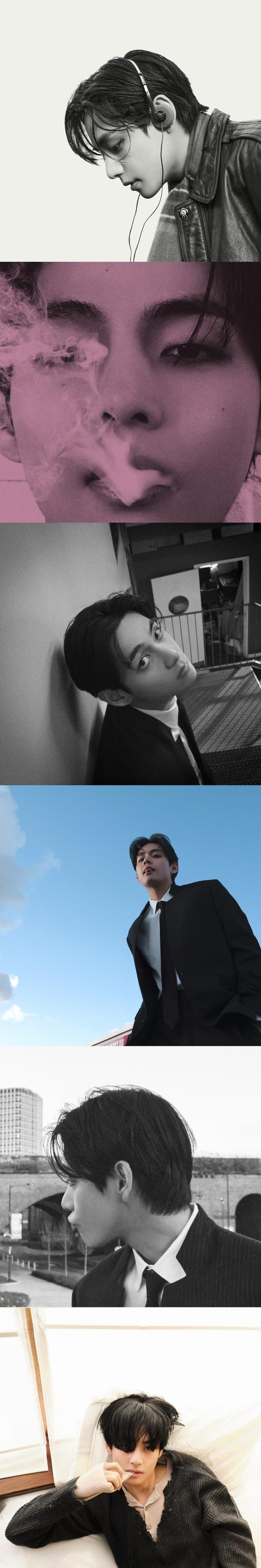 BTS V, new single 'FRI(END)S' concept photo released: The charm of solitude and cynicism