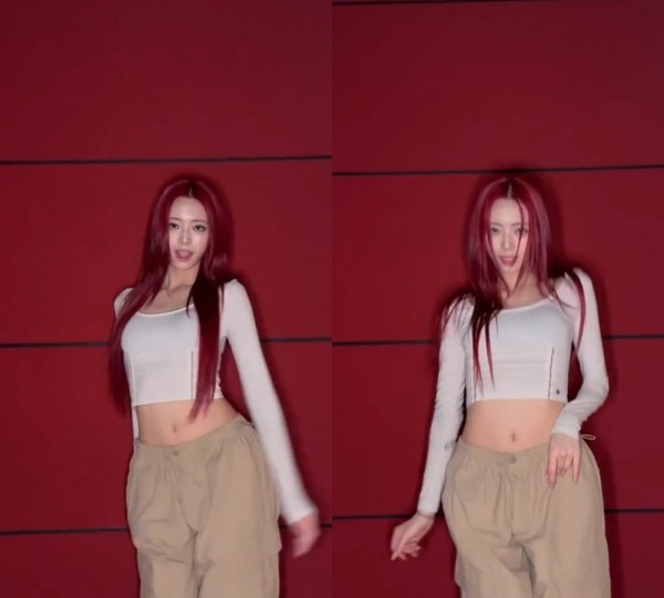 ITZY Yuna shows off perfect proportions through dance challenge