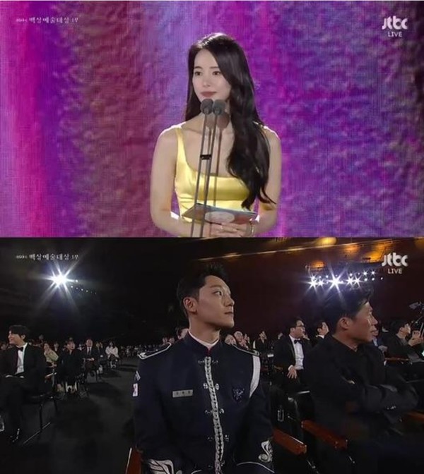 Lee Do-hyun ♥ Lim Ji-yeon, captivating attention with their still romantic chemistry at the 'Baeksang Arts Awards'...Lee Do-hyun in military uniform says 