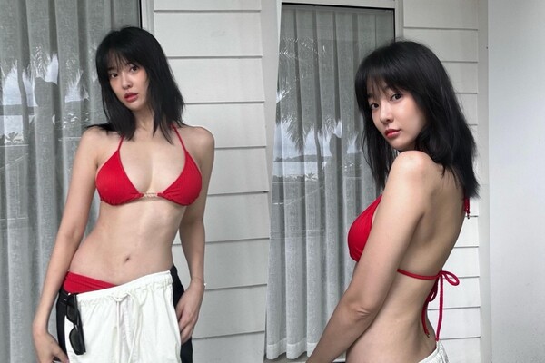 Lee Joo-yeon from After School reveals her dizzying bikini fit...showing off her glamorous figure