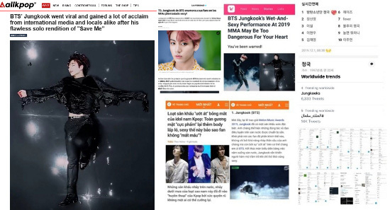 BTS Jungkook's explosive reaction from fans all over the world for unprecedented water performance!