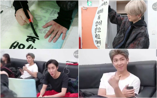BTS Jimin, RM thumbs up on calligraphic skills!