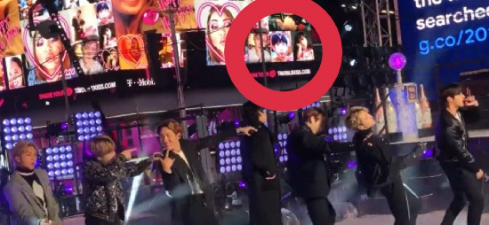 BTS Jungkook's childhood photo is captured on New York Times Square billboard!