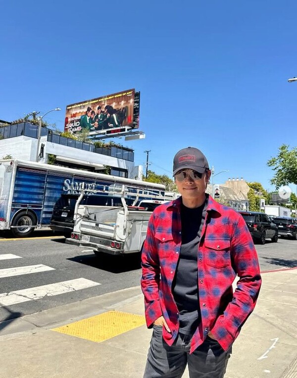 Lee Byung -hun captured during the promotion of 'Squid Game Season 3' in LA…