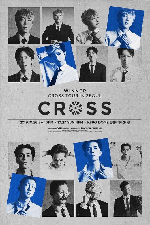 WINNER members in the poster show their neat shirts and neat…