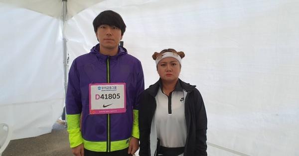 Park Narae completes first 10km marathon