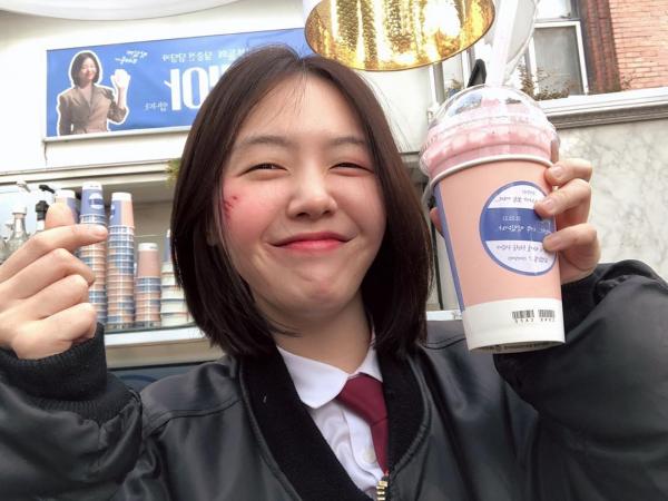 Bang Min Ah posted several photos together