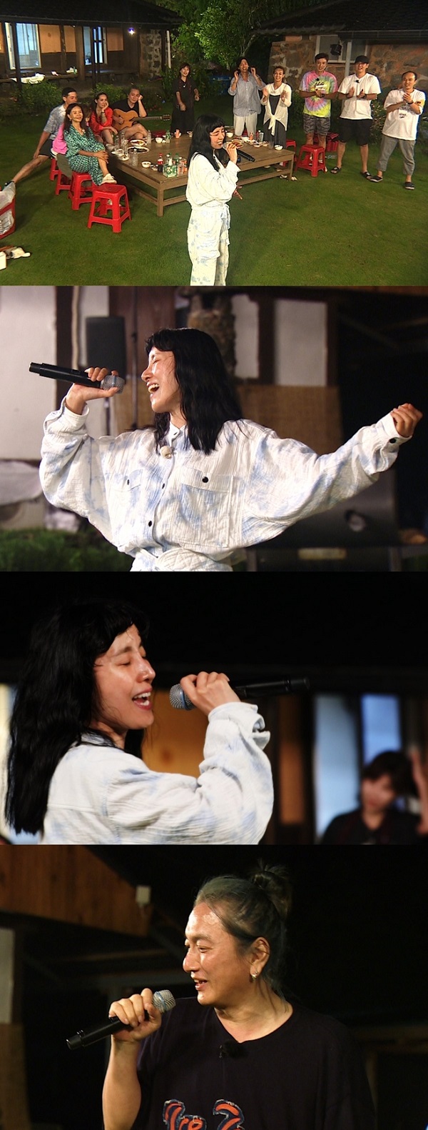 A stage reminiscent of a concert such as'Cheer Up', Singer Yumi Maria, Yang Soo-kyung, Shin Hyo-beom, and Choi Yong-jun's new friend