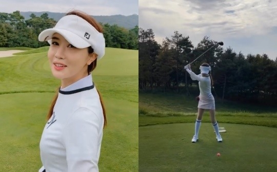 'Idahae' shared video shows Idahae immersed in golf