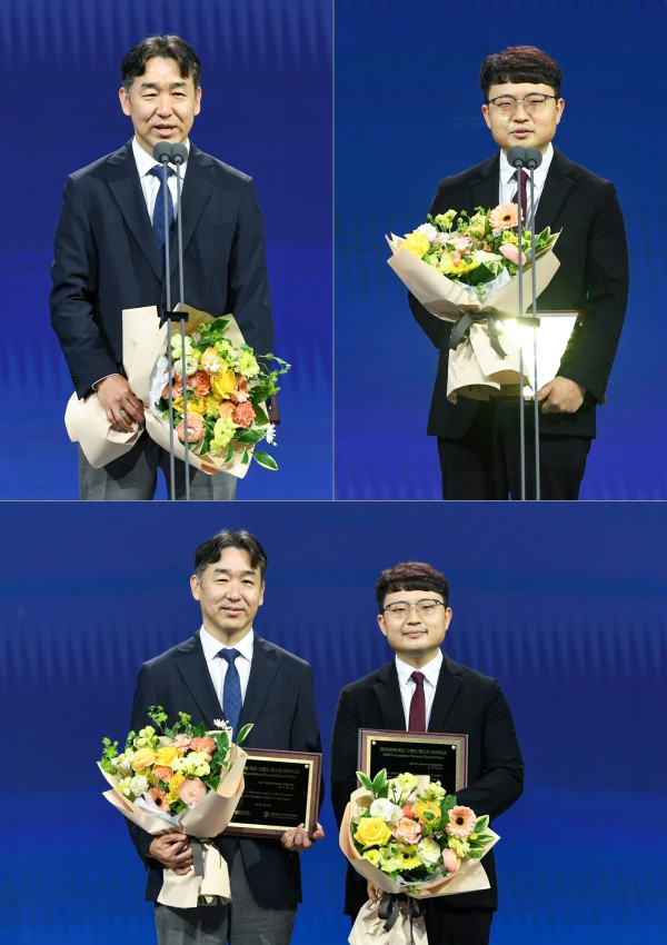 The 2nd 'SBS Cultural Foundation Grand Quest Prize' winner (Professor Park Soo -hyung, Professor of KAIST, Professor, Sang -Woo Seo, Professor